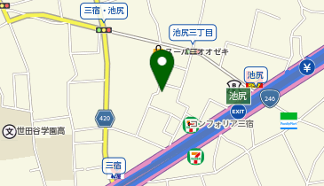 宅配ロッカーPUDO ST155 ハナサカス 池尻大橋の地図画像