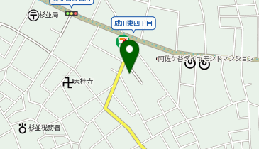 宅配ロッカーPUDO SG043 TOKYO &beta; 南阿佐ヶ谷5の地図画像