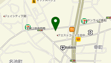 宅配ロッカーPUDO サンキュードラッグ 上田中町薬局の地図画像