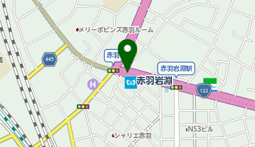 宅配ロッカーPUDO 東京メトロ南北線 赤羽岩淵駅の地図画像