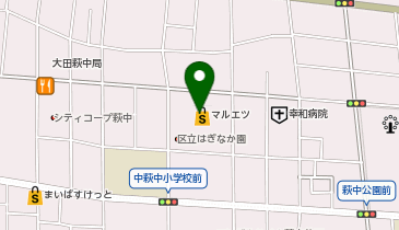 宅配ロッカーPUDO OT018 マルエツ 新糀谷店の地図画像