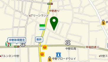 宅配ロッカーPUDO NK067 サンハイツ新井の地図画像