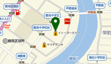 宅配ロッカーPUDO LICOPA鶴見の地図画像
