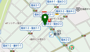 宅配ロッカーPUDO マックスバリュ 菊水店の地図画像