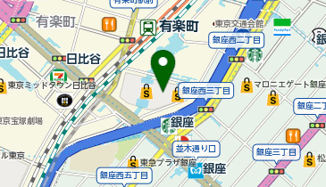 宅配ロッカーPUDO ルミネ有楽町 B1 免税カウンター前の地図画像