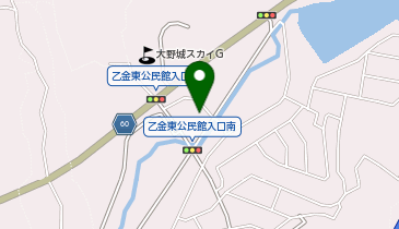 宅配ロッカーPUDO ヤマト運輸 乙金センターの地図画像