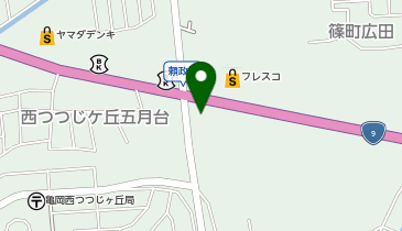 宅配ロッカーPUDO ダックス 亀岡篠店の地図画像