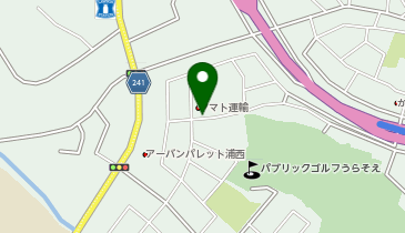 宅配ロッカーPUDO 沖縄ヤマト運輸 浦西センターの地図画像