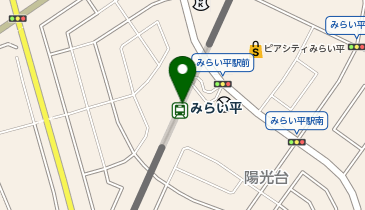 宅配ロッカーPUDO つくばエクスプレス みらい平駅の地図画像