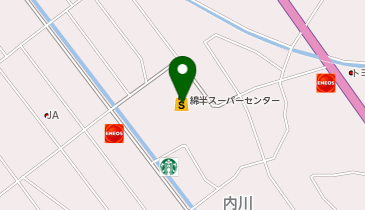宅配ロッカーPUDO 綿半スーパーセンター 千曲店の地図画像