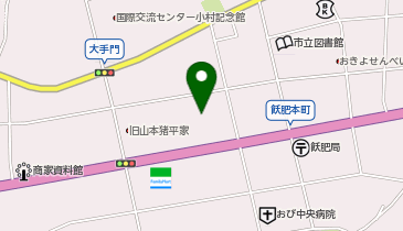 宅配ロッカーPUDO スーパーとむら 飫肥店の地図画像