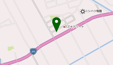 宅配ロッカーPUDO ヤマト運輸 唐津中央センターの地図画像