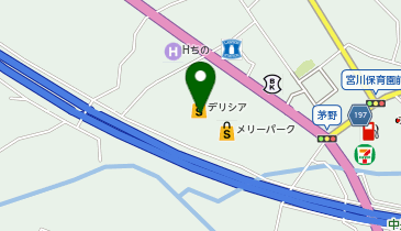 宅配ロッカーPUDO デリシア 宮川店の地図画像