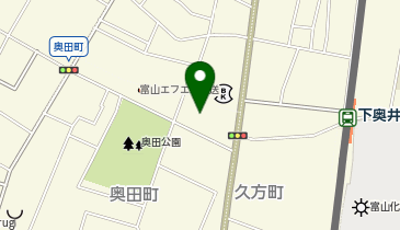 宅配ロッカーPUDO ウエルシア 富山奥田店の地図画像