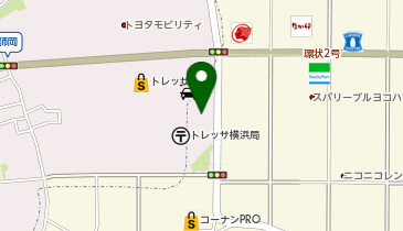 宅配ロッカーPUDO トレッサ横浜の地図画像