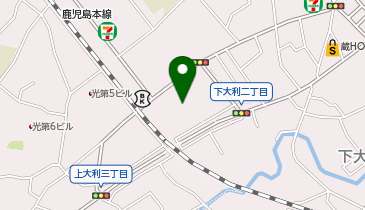 宅配ロッカーPUDO マックスバリュ 下大利店の地図画像