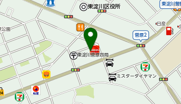 宅配ロッカーPUDO ドラッグアカカベ 東淀川菅原店の地図画像