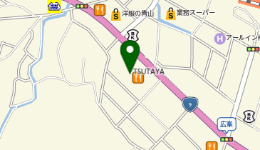 宅配ロッカーPUDO TSUTAYA AVIX福知山店の地図画像