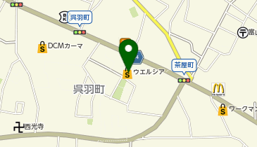 宅配ロッカーPUDO ウエルシア 富山呉羽店の地図画像