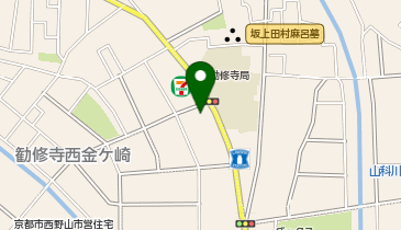 宅配ロッカーPUDO フレスコ 勧修店の地図画像