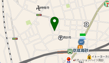 宅配ロッカーPUDO P153 ベベタチバナの地図画像