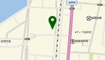 宅配ロッカーPUDO ヤマト運輸 函館海岸センターの地図画像