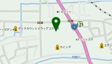 宅配ロッカーPUDO マツモト 大井南店の地図画像