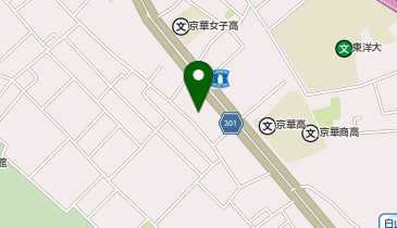 宅配ロッカーPUDO S185 L-FLAT白山の地図画像