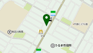 宅配ロッカーPUDO 沖縄ヤマト運輸 みどり町デポの地図画像