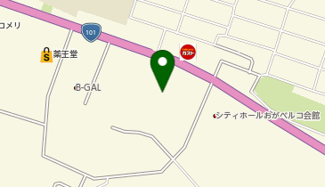 宅配ロッカーPUDO 伊徳 いとく男鹿ショッピングセンターの地図画像