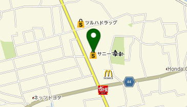 宅配ロッカーPUDO サニーマート 中万々店の地図画像