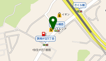 宅配ロッカーPUDO ウエルシア 三田弥生が丘店の地図画像