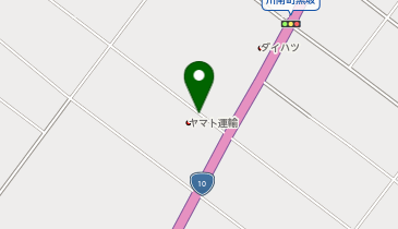 宅配ロッカーPUDO ヤマト運輸 川南センターの地図画像