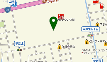 宅配ロッカーPUDO イズミ ゆめタウン佐賀の地図画像