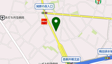 宅配ロッカーPUDO P105 リンデンバウム西新井の地図画像