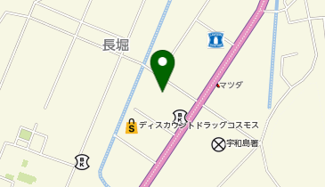 宅配ロッカーPUDO フジ 宇和島南店の地図画像