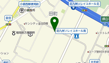 宅配ロッカーPUDO UR金田1丁目の地図画像