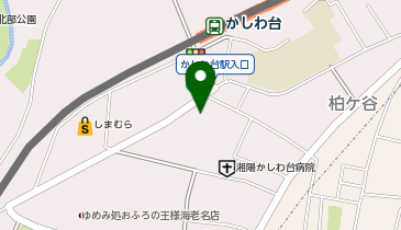 宅配ロッカーPUDO ウェルパーク 海老名かしわ台店の地図画像