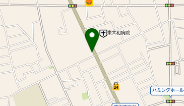 宅配ロッカーPUDO ウェルパーク 東大和南街店の地図画像