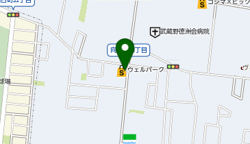 宅配ロッカーPUDO ウェルパーク 西東京新町店の地図画像