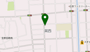 宅配ロッカーPUDO ヤマト運輸 巽西営業所の地図画像