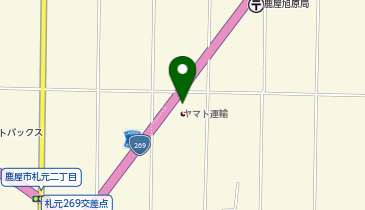 宅配ロッカーPUDO ヤマト運輸 鹿屋東営業所の地図画像