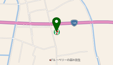 宅配ロッカーPUDO セブン-イレブン 羽生下新郷店の地図画像