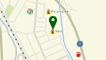 宅配ロッカーPUDO マルト SC湯本店の地図画像