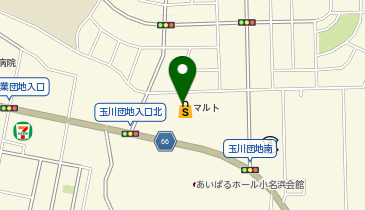 宅配ロッカーPUDO マルト 玉川店の地図画像