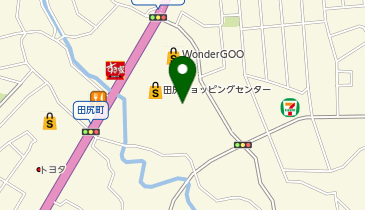 宅配ロッカーPUDO マルト 日立SC田尻店の地図画像