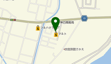 宅配ロッカーPUDO マルト 神白店の地図画像