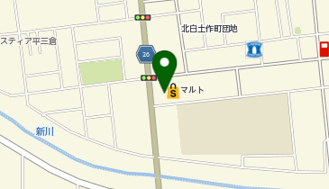 宅配ロッカーPUDO マルト 平白土店の地図画像
