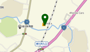 宅配ロッカーPUDO マルト SC滑川店の地図画像