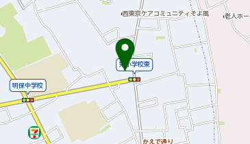 宅配ロッカーPUDO ヨークフーズ 保谷店の地図画像
